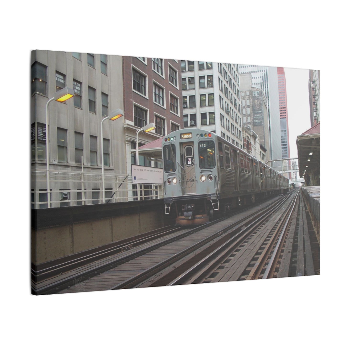 City Transit Matte Canvas, Stretched, 0.75" Wall Art