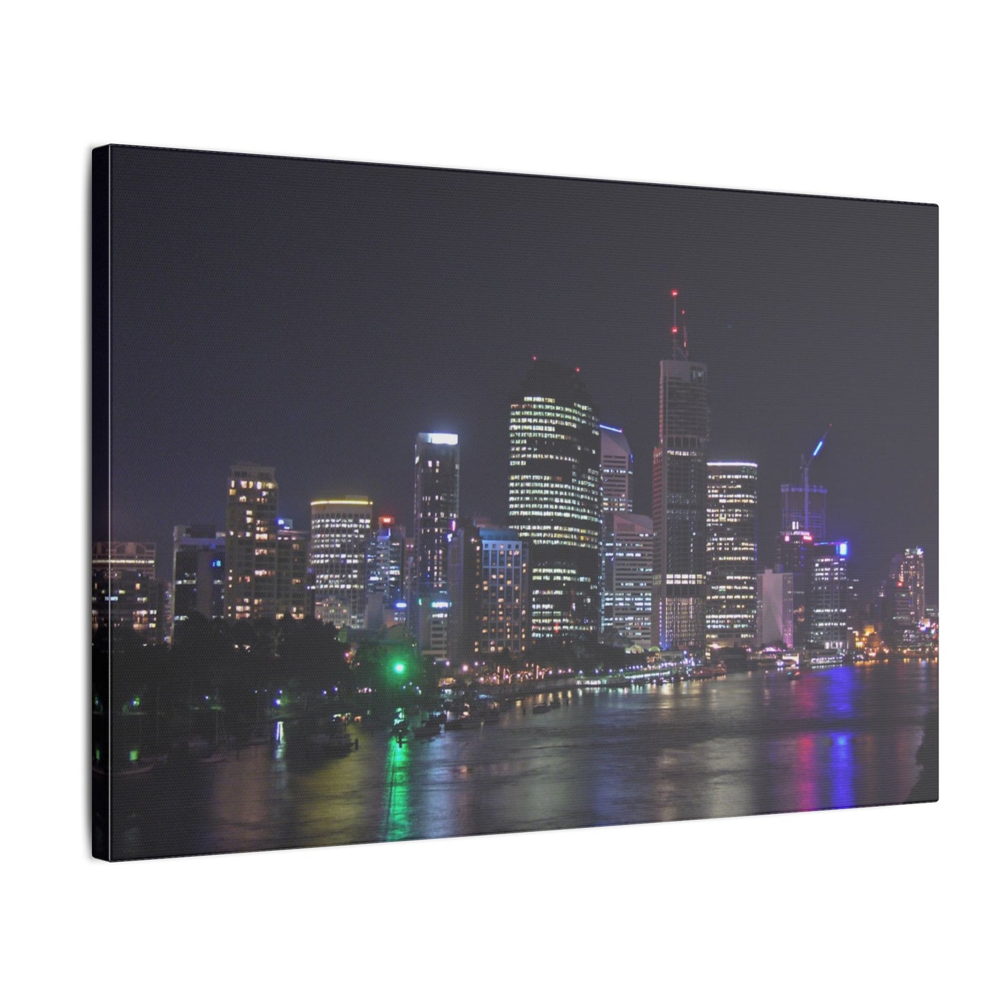 Kangaroo Point Cliffs, Brisbane Matte Canvas, Stretched, 0.75" Wall Art