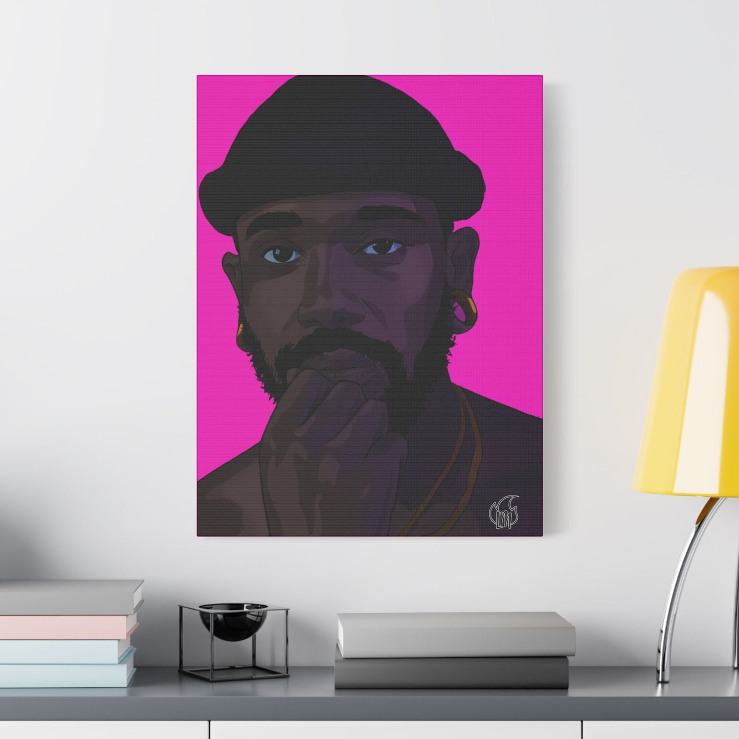 Markus Prime Portrait Satin Canvas, Stretched