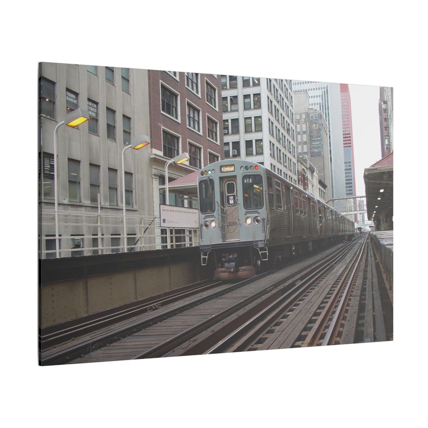 City Transit Matte Canvas, Stretched, 0.75" Wall Art