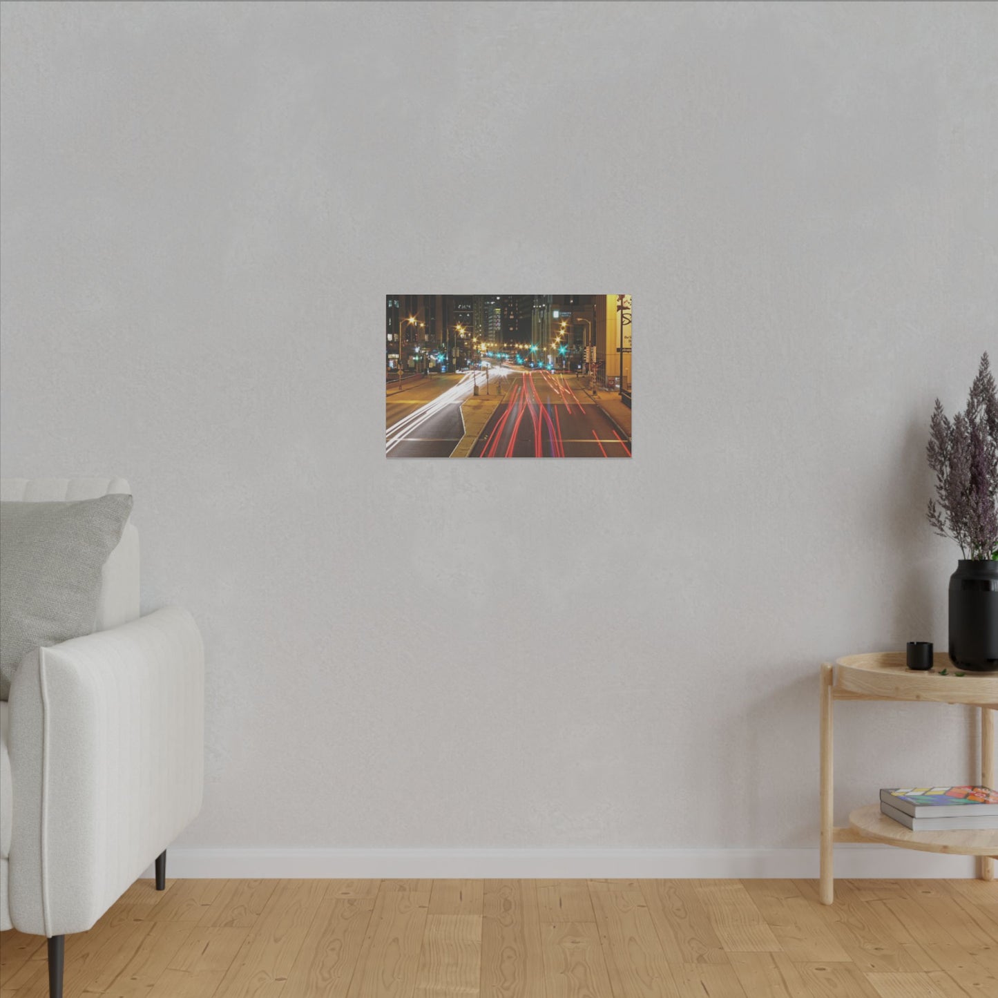 Chicago Nights Matte Canvas, Stretched, 0.75" Wall Art