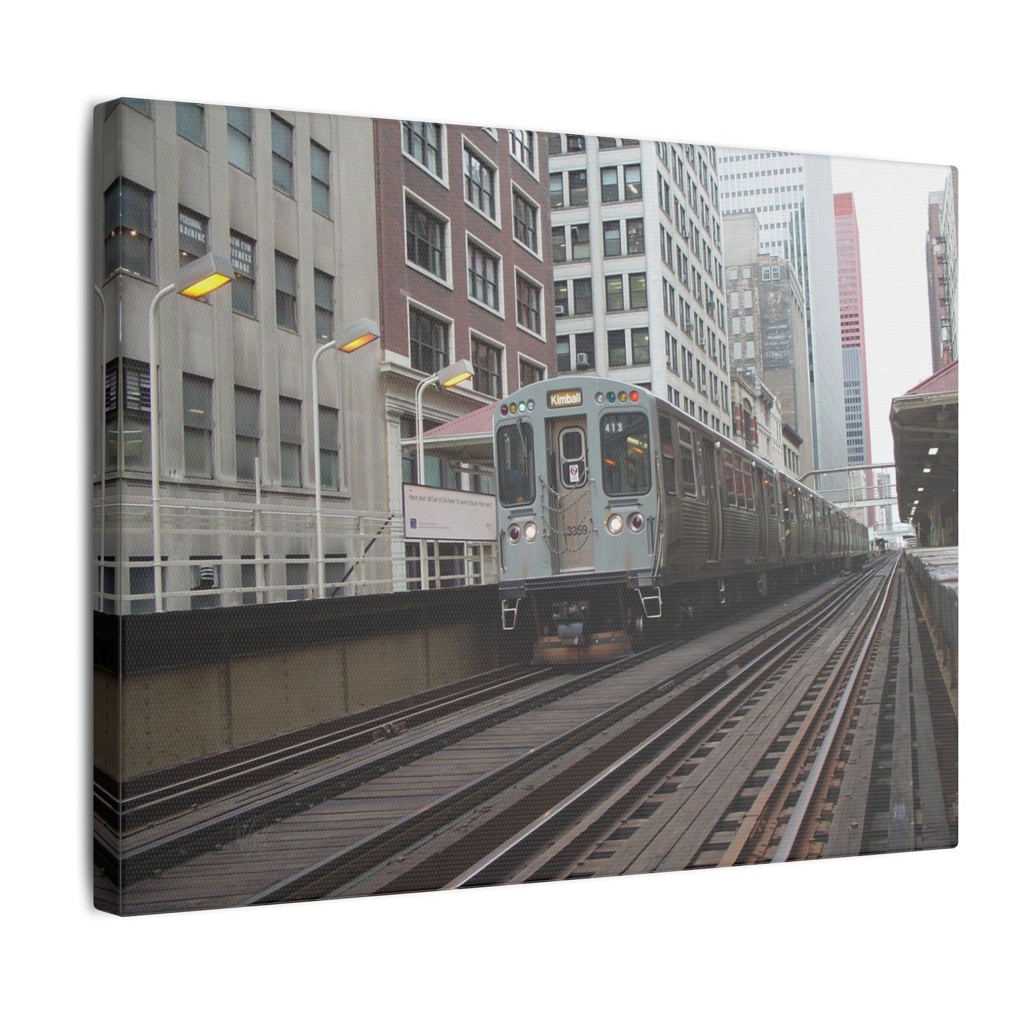 City Transit Matte Canvas, Stretched, 0.75" Wall Art