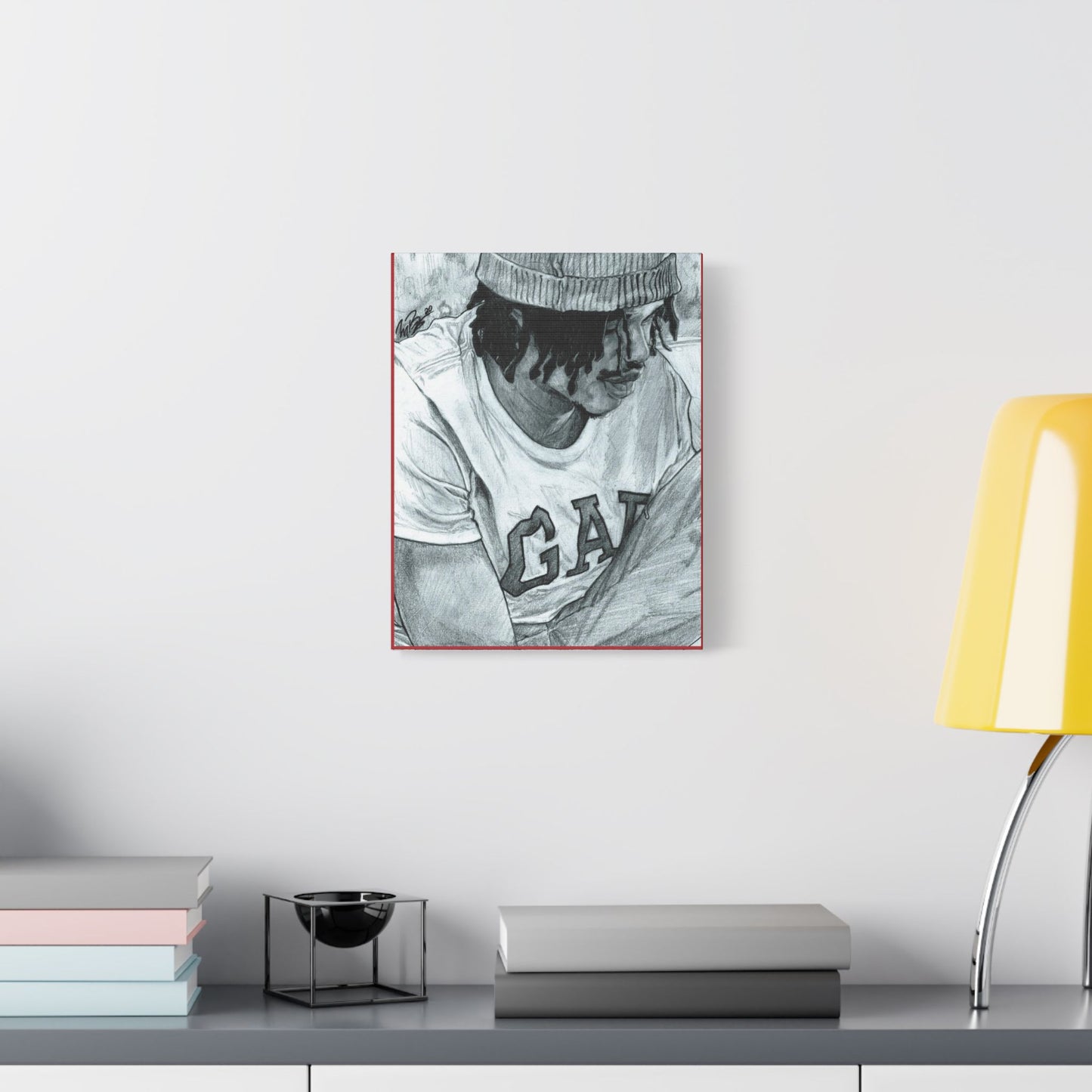 Rico the GIANT Portrait on Satin Canvas, Stretched