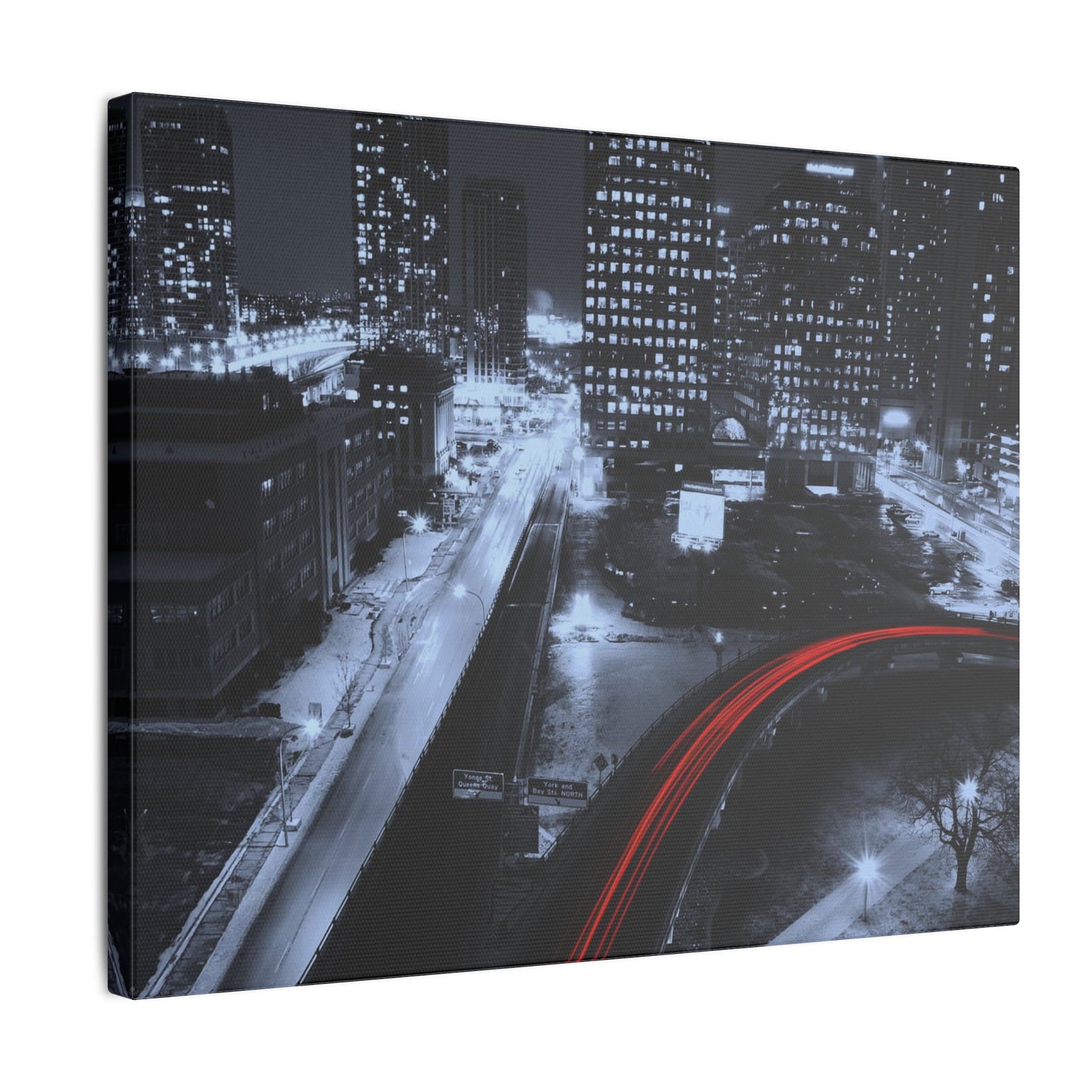 Toronto Nights Matte Canvas, Stretched, 0.75" Wall Art