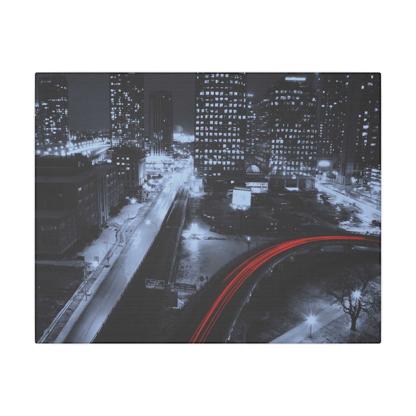 Toronto Nights Matte Canvas, Stretched, 0.75" Wall Art