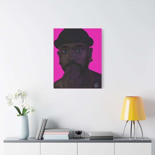 Markus Prime Portrait Satin Canvas, Stretched