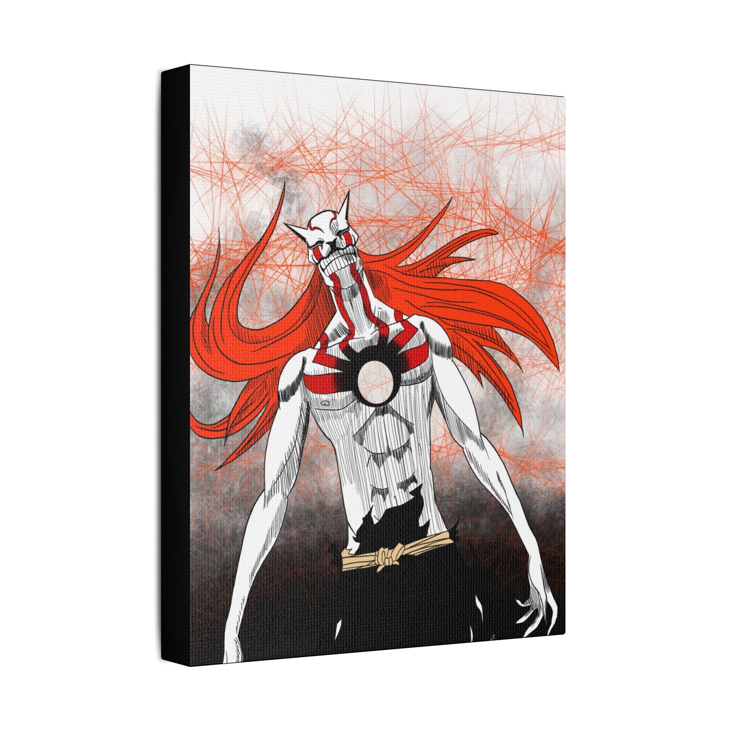 Bleach Anime, Hollow Reaper on Satin Canvas, Stretched