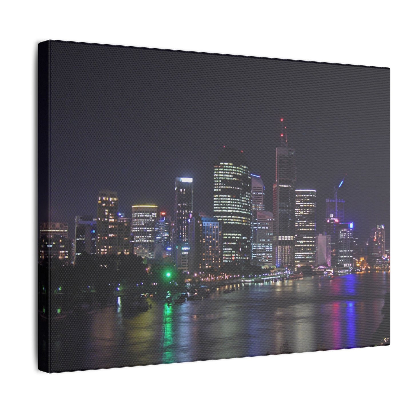 Kangaroo Point Cliffs, Brisbane Matte Canvas, Stretched, 0.75" Wall Art