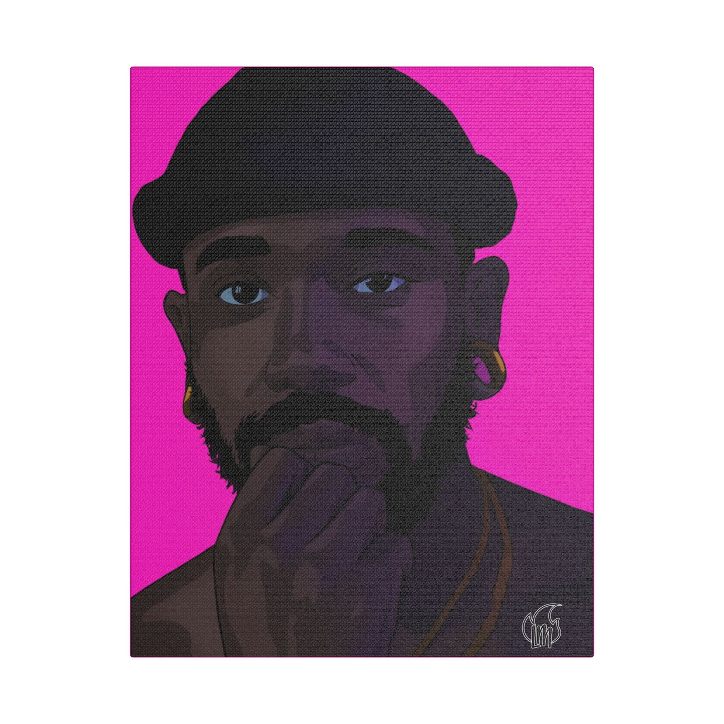 Markus Prime Portrait Satin Canvas, Stretched
