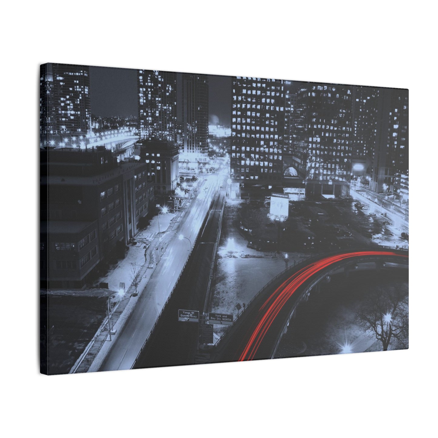 Toronto Nights Matte Canvas, Stretched, 0.75" Wall Art