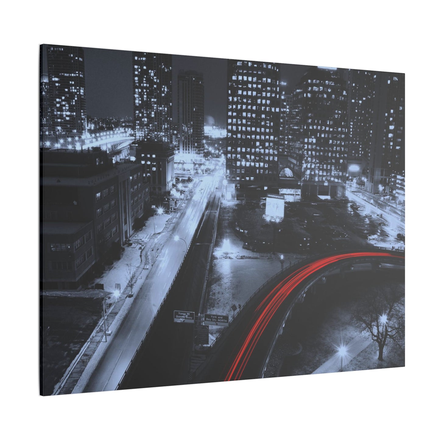 Toronto Nights Matte Canvas, Stretched, 0.75" Wall Art
