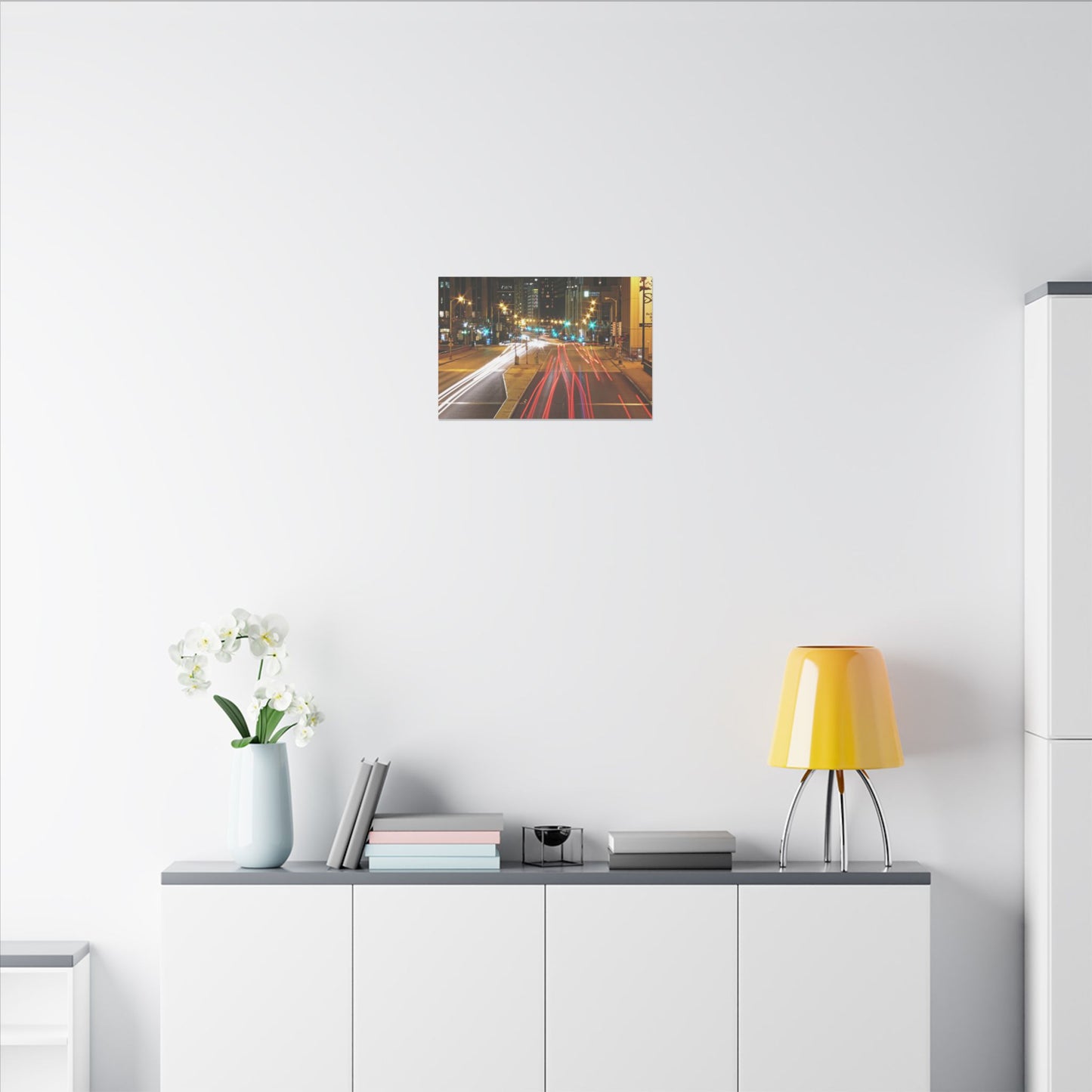Chicago Nights Matte Canvas, Stretched, 0.75" Wall Art