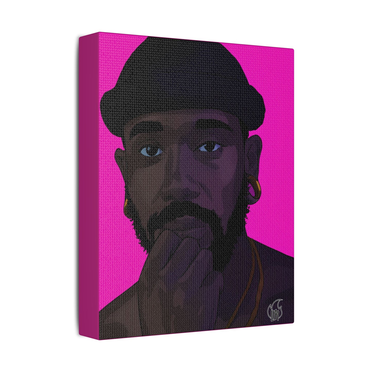 Markus Prime Portrait Satin Canvas, Stretched