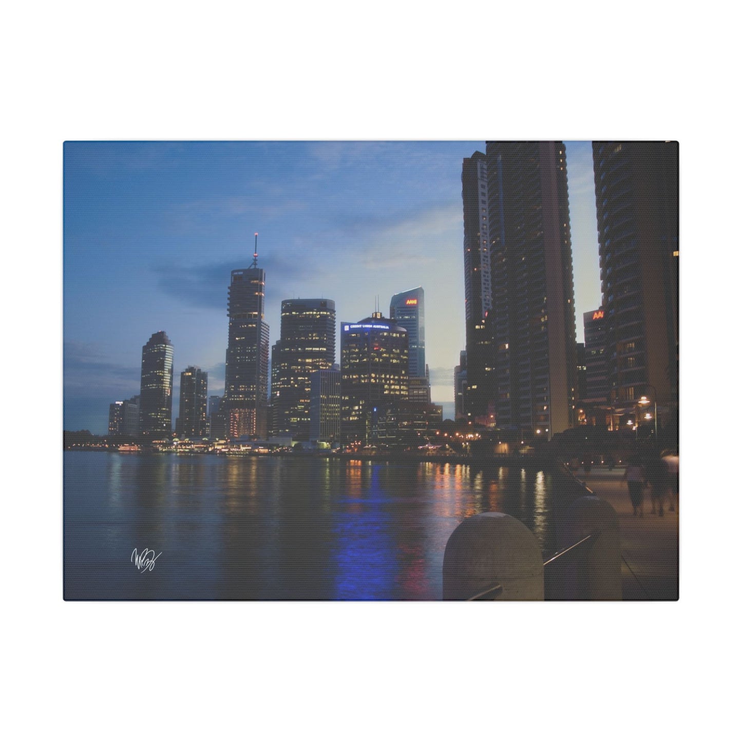 A View From Story Bridge, Brisbane Matte Canvas, Stretched, 0.75" Wall Art