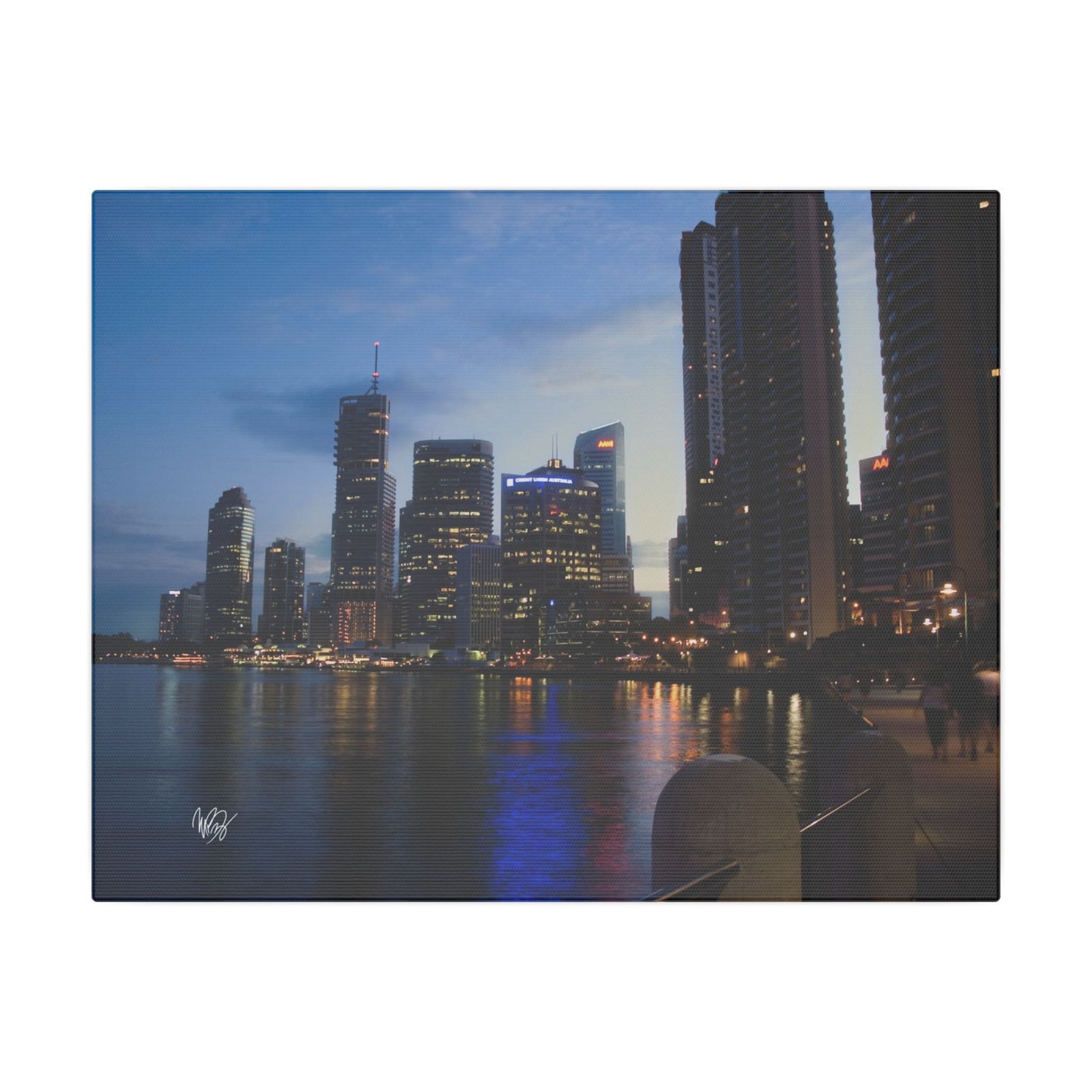 A View From Story Bridge, Brisbane Matte Canvas, Stretched, 0.75" Wall Art