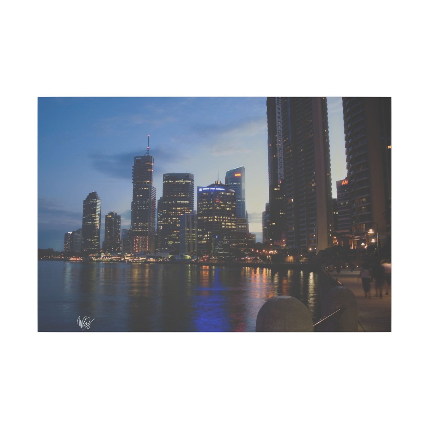 A View From Story Bridge, Brisbane Matte Canvas, Stretched, 0.75" Wall Art