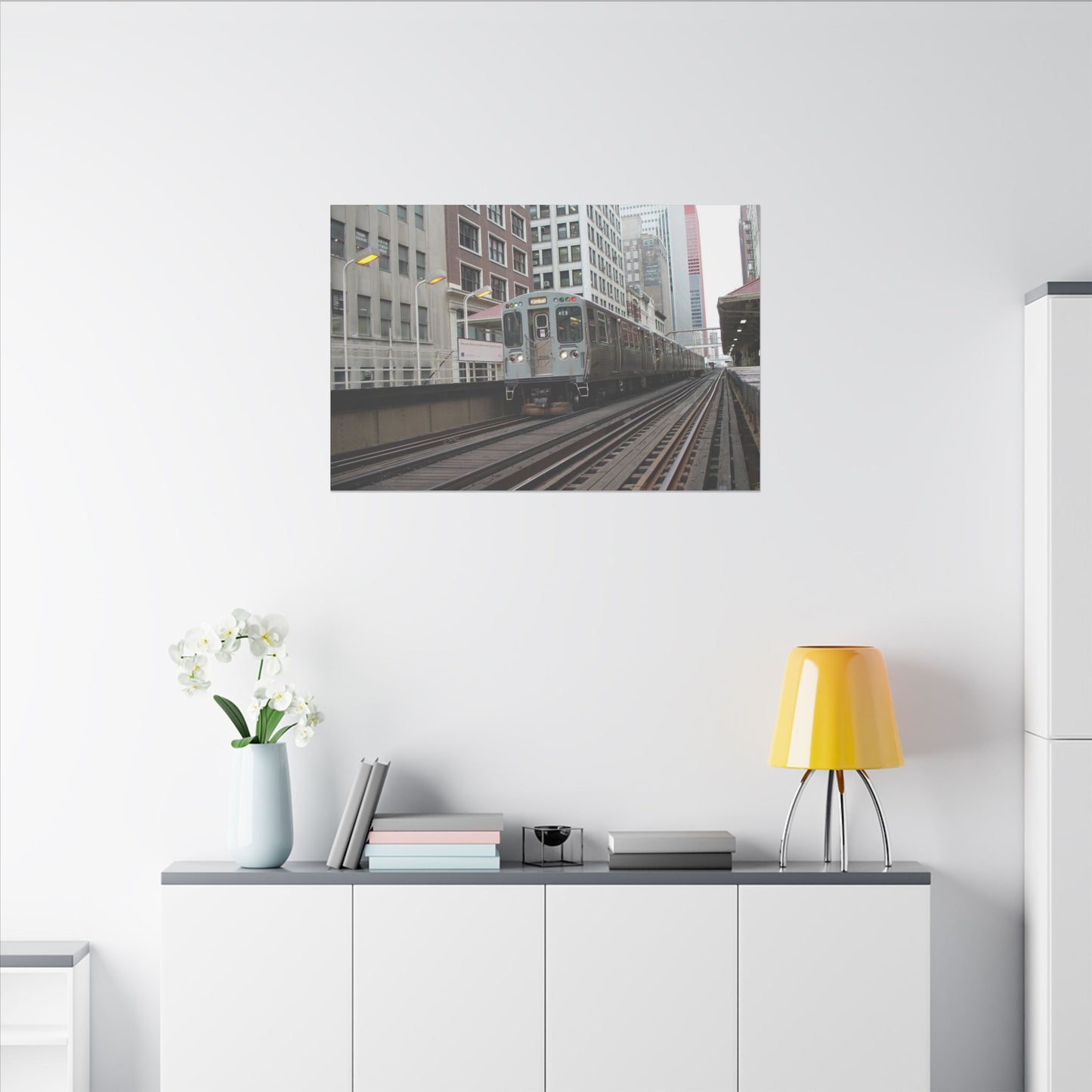 City Transit Matte Canvas, Stretched, 0.75" Wall Art