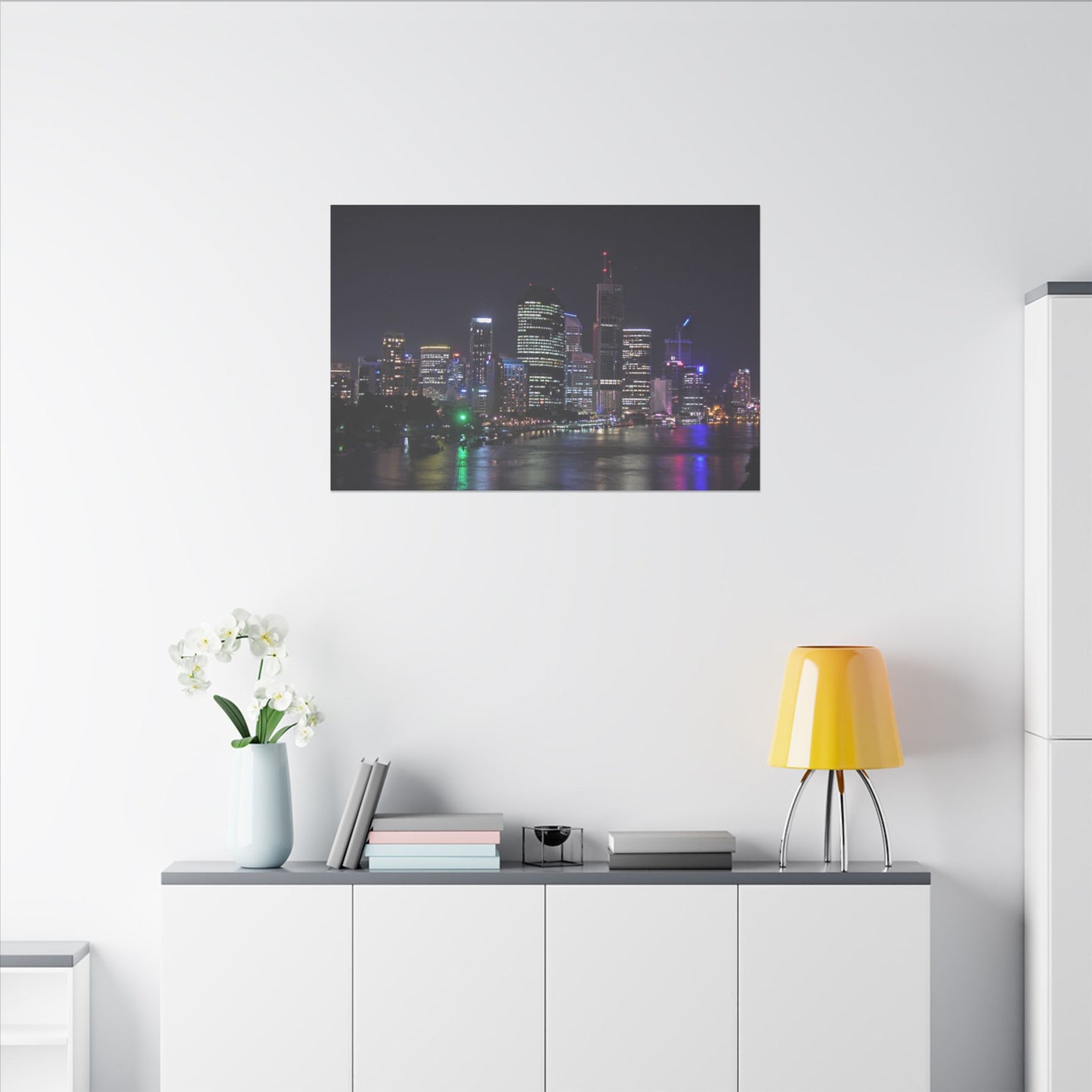 Kangaroo Point Cliffs, Brisbane Matte Canvas, Stretched, 0.75" Wall Art