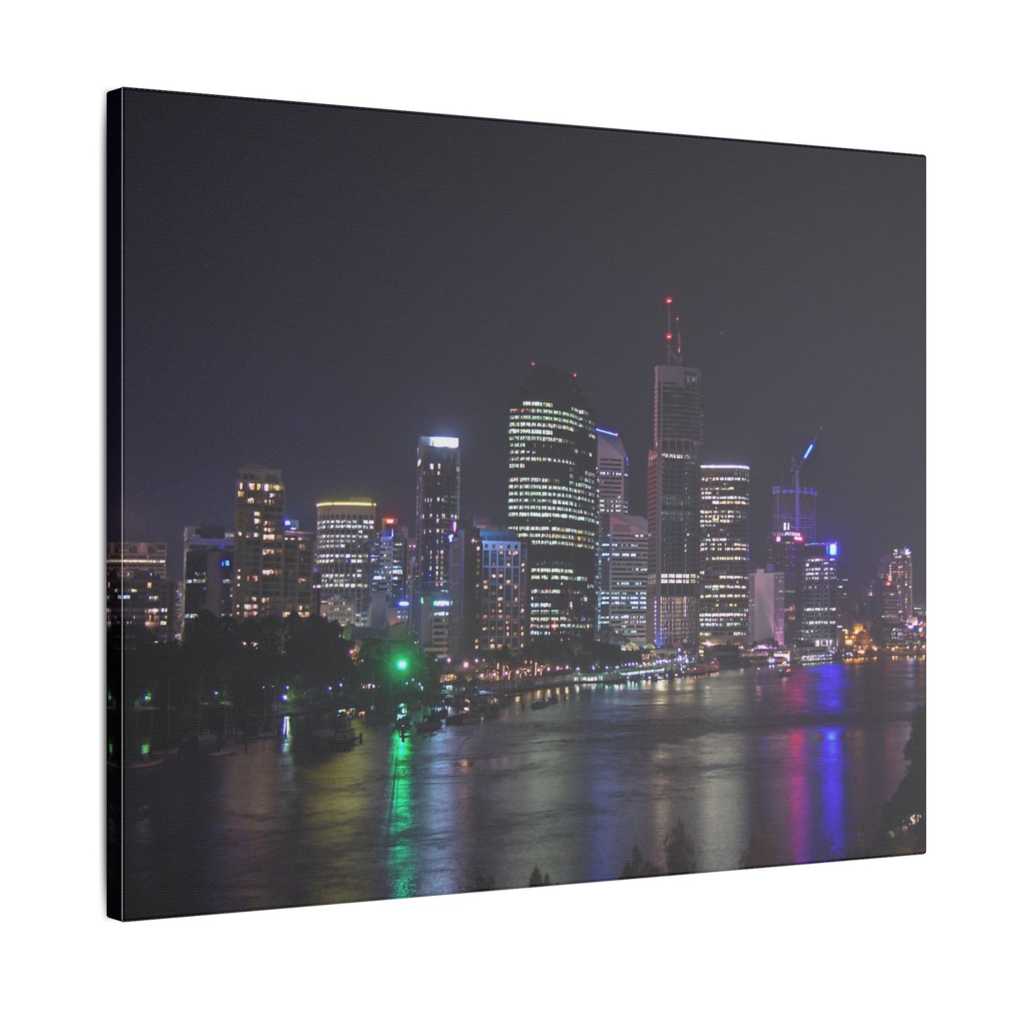 Kangaroo Point Cliffs, Brisbane Matte Canvas, Stretched, 0.75" Wall Art