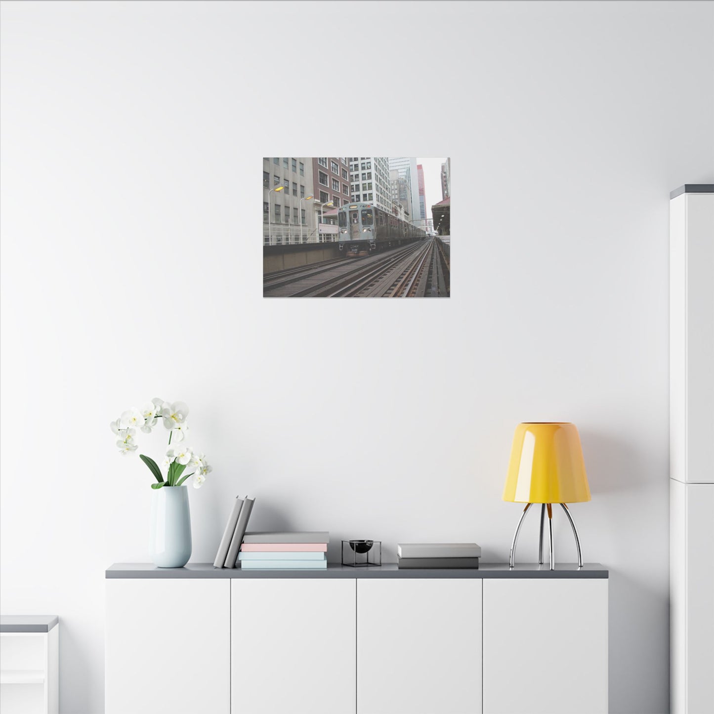 City Transit Matte Canvas, Stretched, 0.75" Wall Art