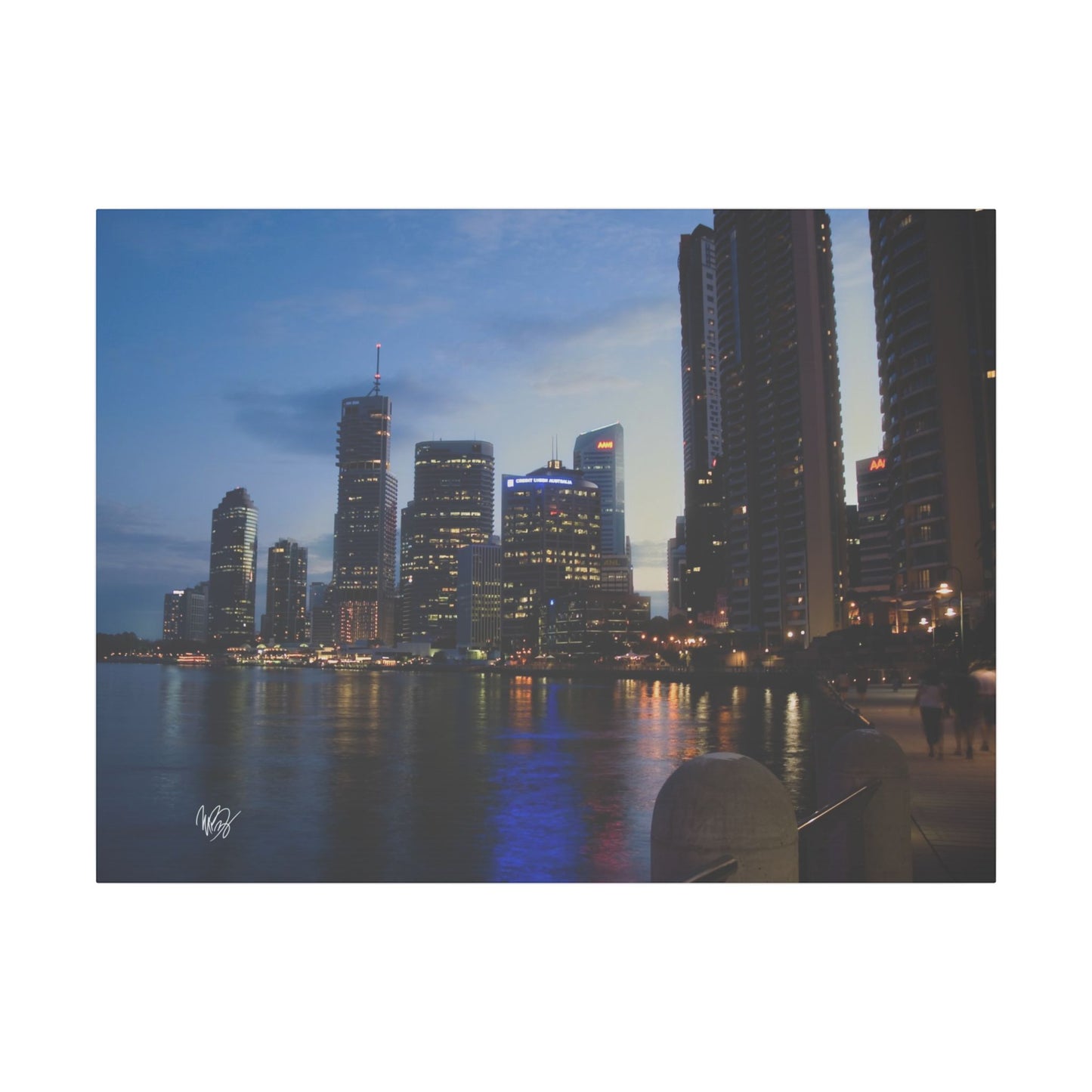 A View From Story Bridge, Brisbane Matte Canvas, Stretched, 0.75" Wall Art