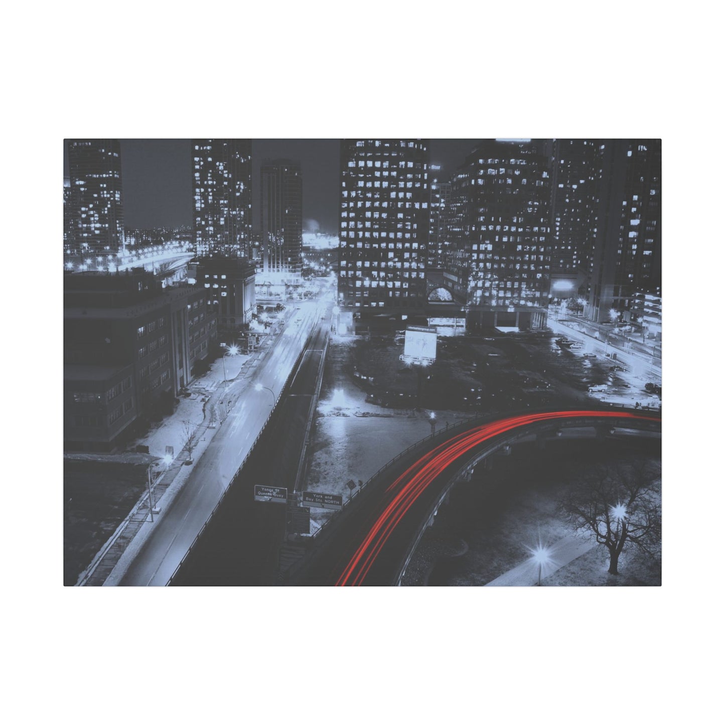 Toronto Nights Matte Canvas, Stretched, 0.75" Wall Art