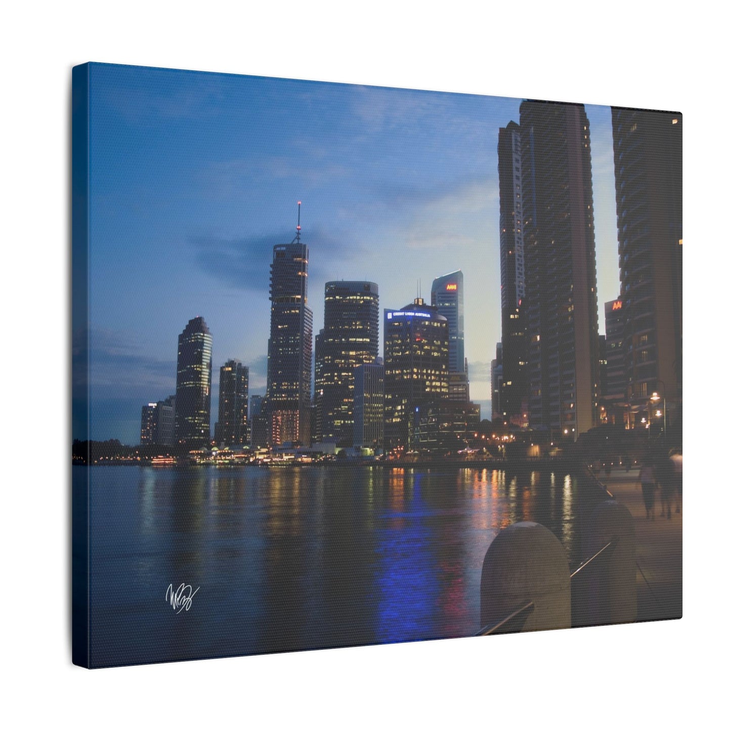 A View From Story Bridge, Brisbane Matte Canvas, Stretched, 0.75" Wall Art