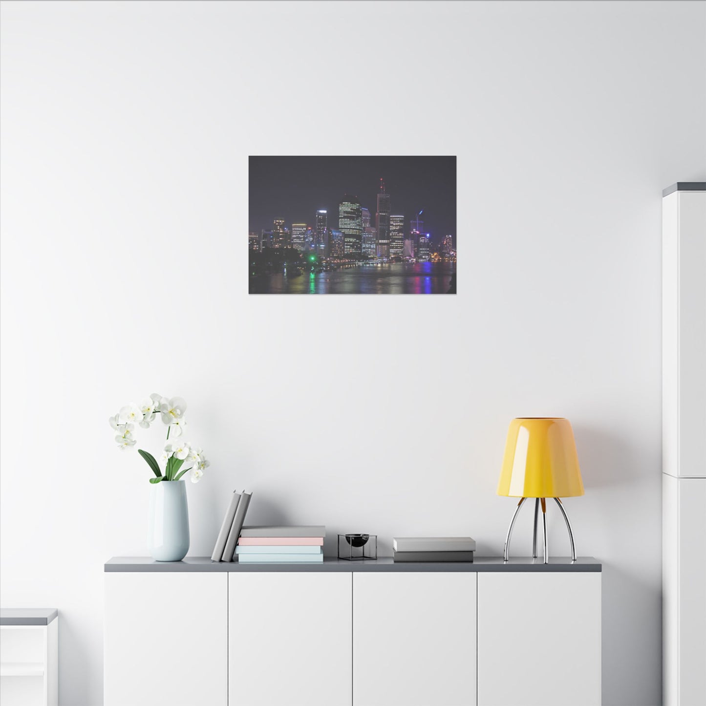 Kangaroo Point Cliffs, Brisbane Matte Canvas, Stretched, 0.75" Wall Art