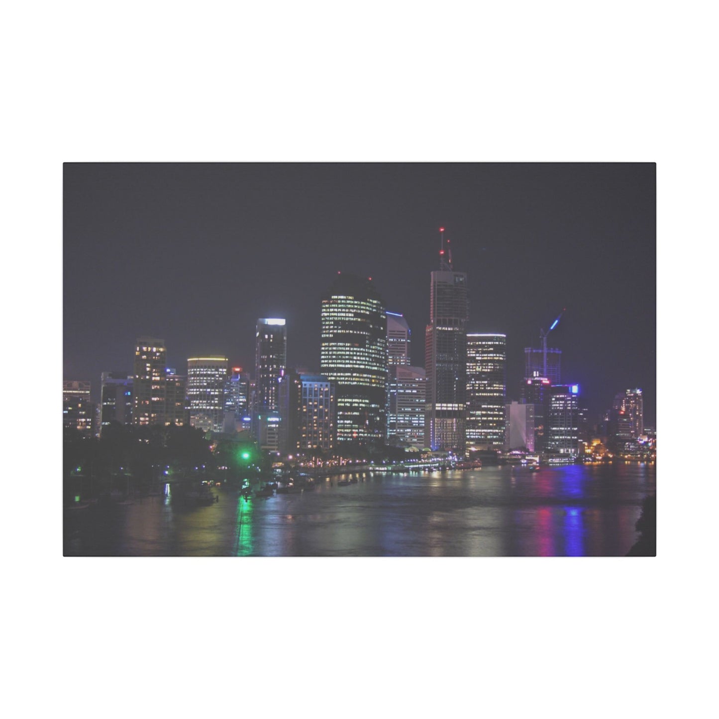 Kangaroo Point Cliffs, Brisbane Matte Canvas, Stretched, 0.75" Wall Art