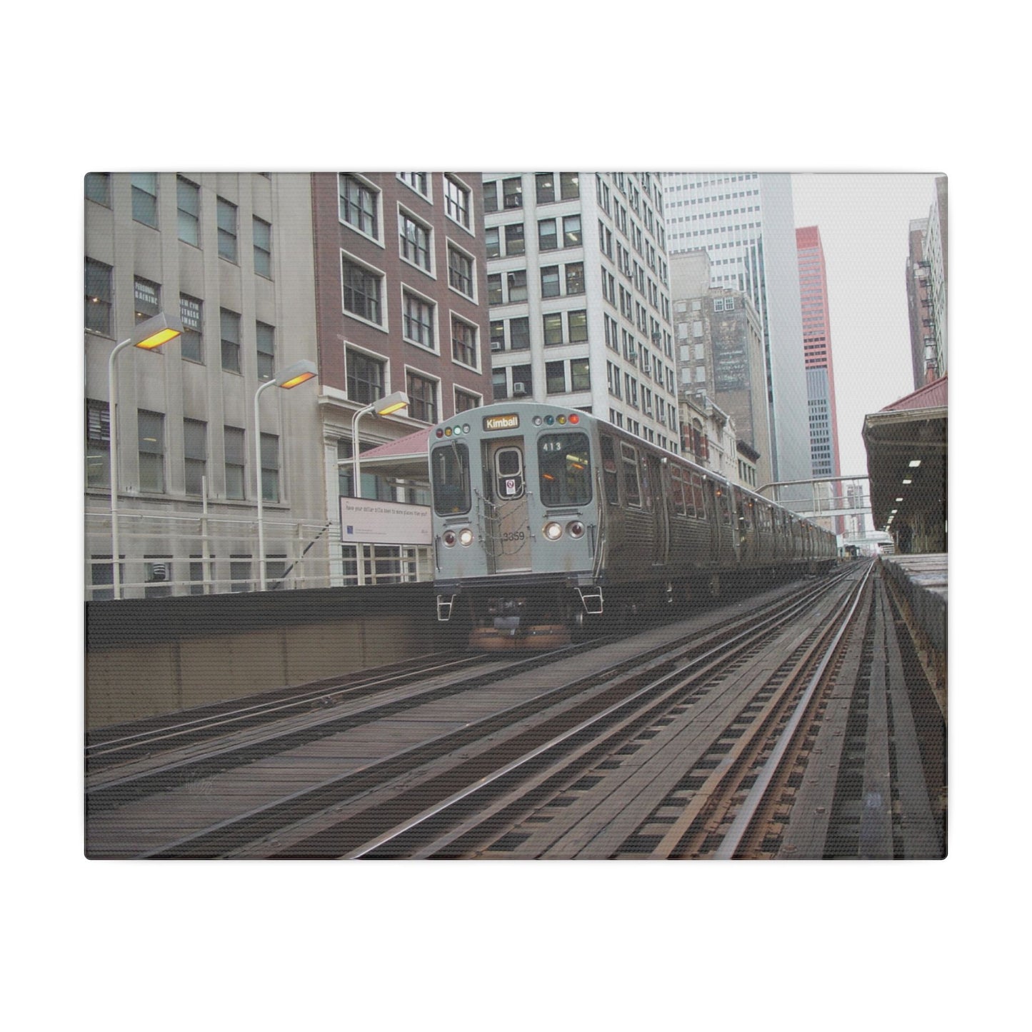City Transit Matte Canvas, Stretched, 0.75" Wall Art