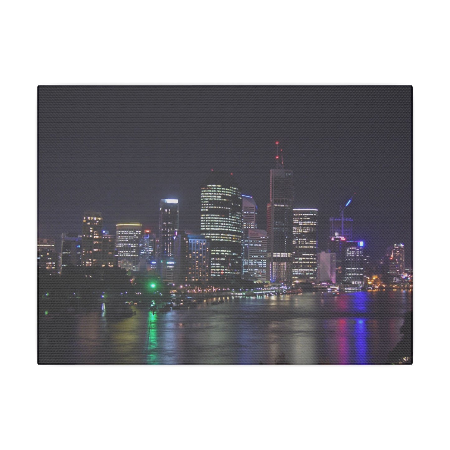 Kangaroo Point Cliffs, Brisbane Matte Canvas, Stretched, 0.75" Wall Art