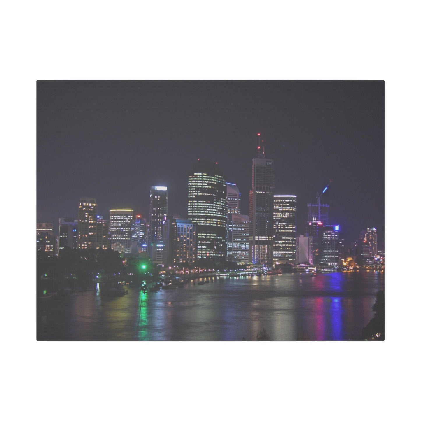 Kangaroo Point Cliffs, Brisbane Matte Canvas, Stretched, 0.75" Wall Art