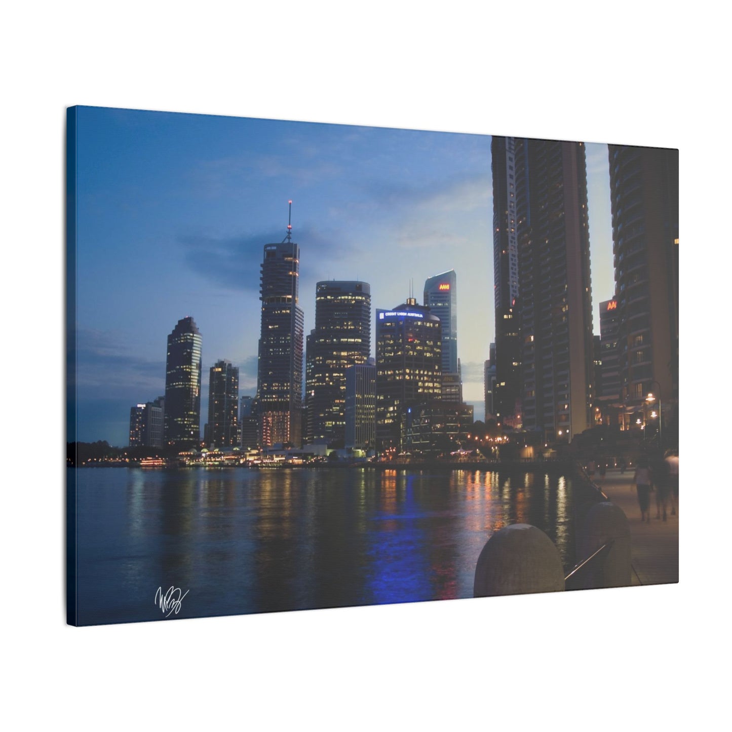 A View From Story Bridge, Brisbane Matte Canvas, Stretched, 0.75" Wall Art