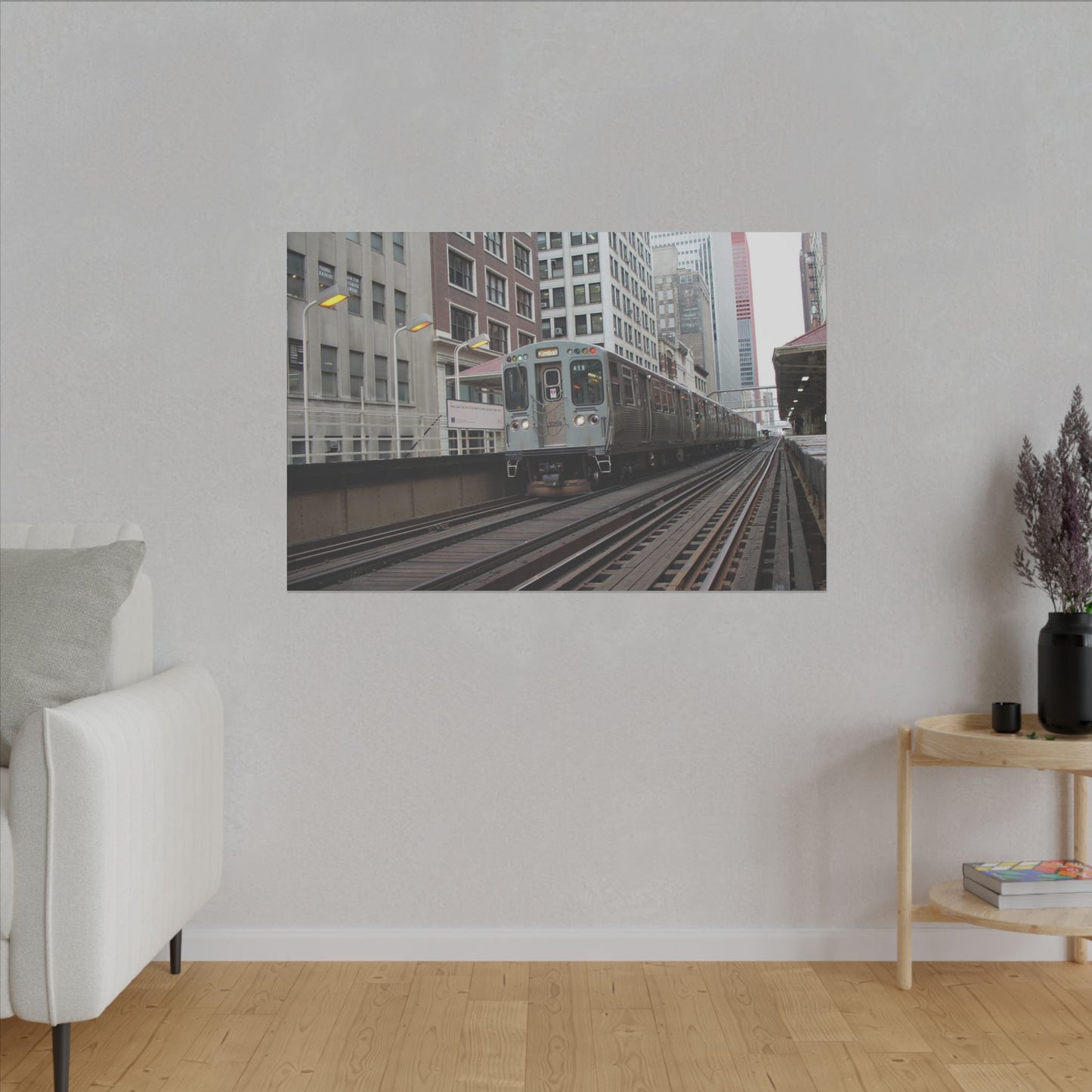 City Transit Matte Canvas, Stretched, 0.75" Wall Art