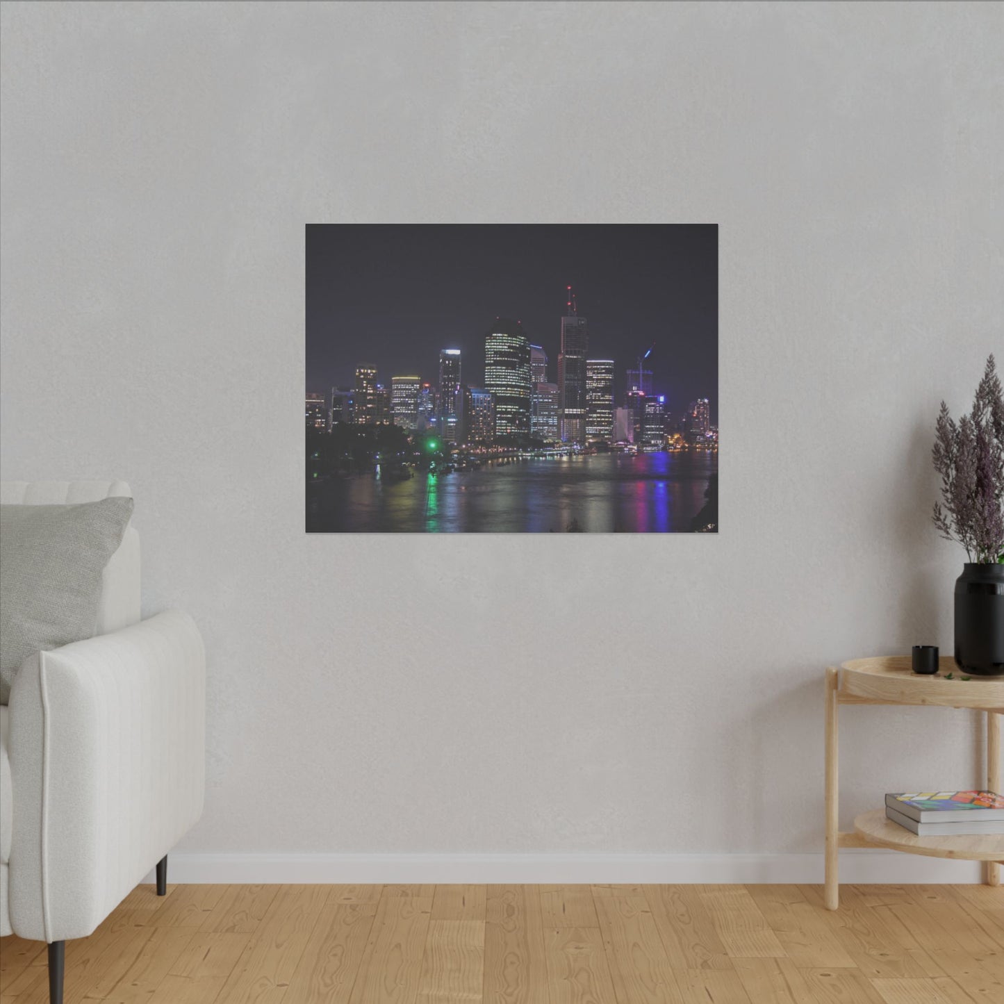 Kangaroo Point Cliffs, Brisbane Matte Canvas, Stretched, 0.75" Wall Art
