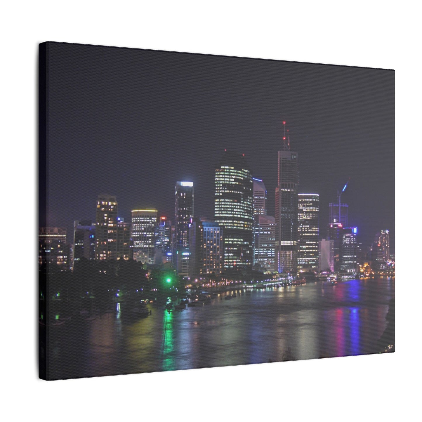 Kangaroo Point Cliffs, Brisbane Matte Canvas, Stretched, 0.75" Wall Art